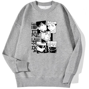 Moletom Faces do Clã Jujutsu Kaisen