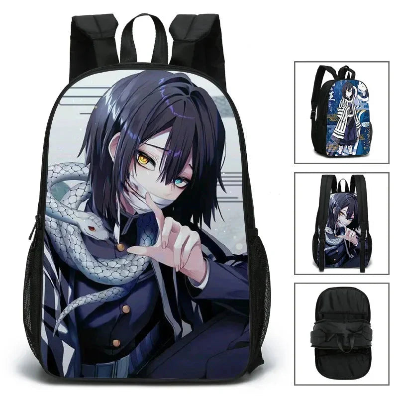 Mochila 3D Pilares da Respiração, Demon Slayer