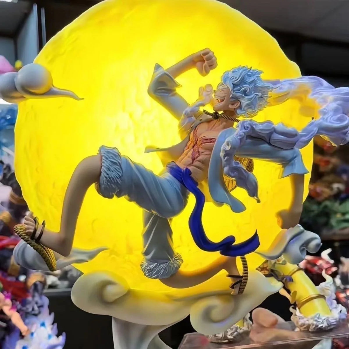 Luminária Luffy Gear 5: Moonlight Nika, Edição Colecionador