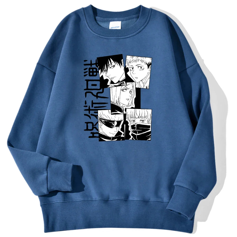 Moletom Faces do Clã Jujutsu Kaisen