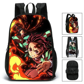 Mochila 3D Pilares da Respiração, Demon Slayer