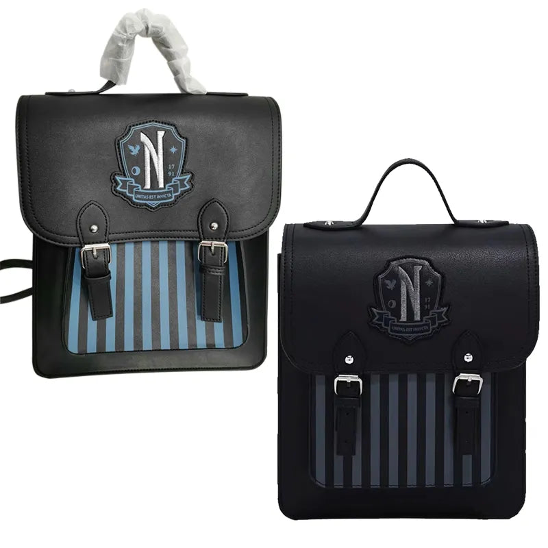 Mochila Wednesday Addams, Academia Nunca - Wandinha