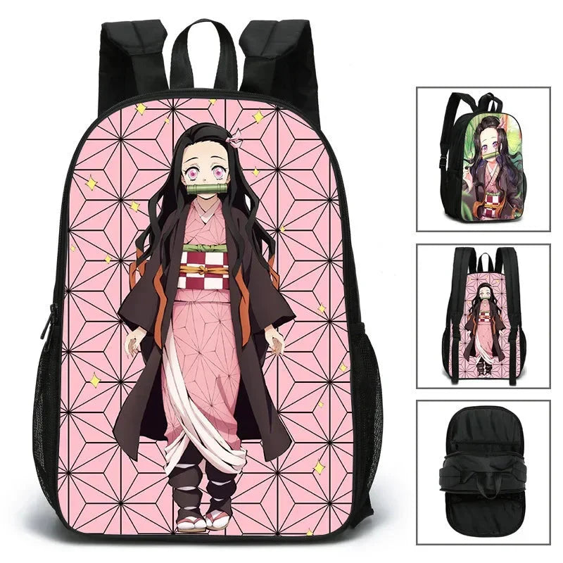 Mochila 3D Pilares da Respiração, Demon Slayer