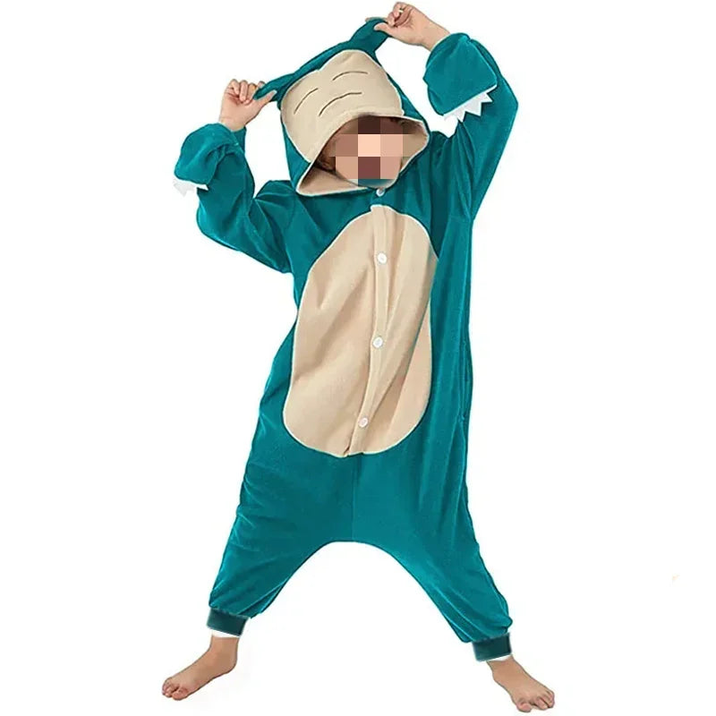Pijama Cosplay Infantil Pokemón Kigurumi, Fofura Lendária
