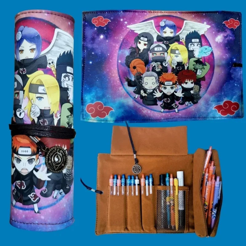 ESTOJO DE CANETAS - NARUTO SHIPPUDEN