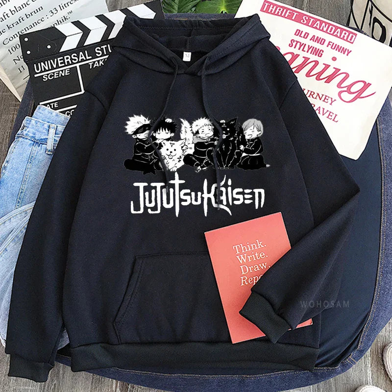 Moletom Jujutsu Kaisen Chibi Squad – Edição Fofura Total