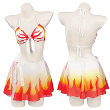 Traje de Banho Biquíni Cosplay Demon Slayer