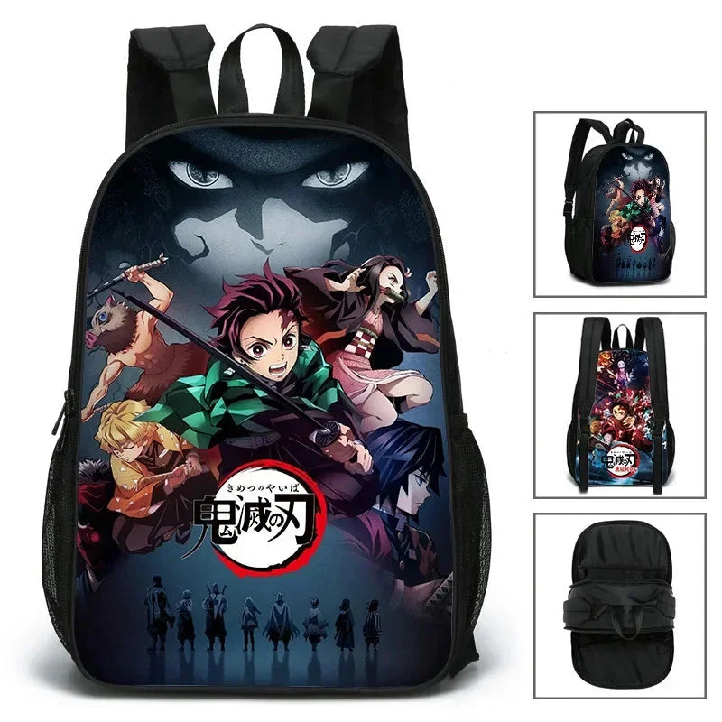 Mochila 3D Pilares da Respiração, Demon Slayer