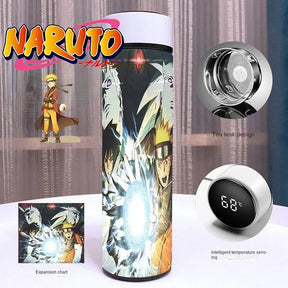 GARRAFA TÉRMICA COM TEMPERATURA DIGITAL (ANIME NARUTO)