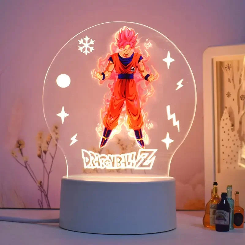Luminária Dragon Ball 3D Stars