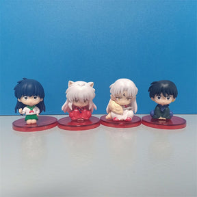 Chaveiro Mini Chibi Inuyasha, 4 un.