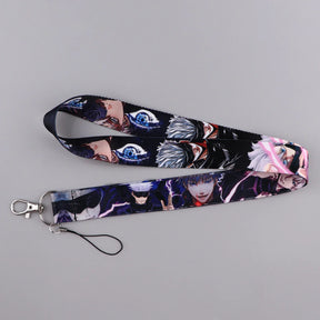 Chaveiro Cordões de Pescoço Gojo Satoru, Com Card