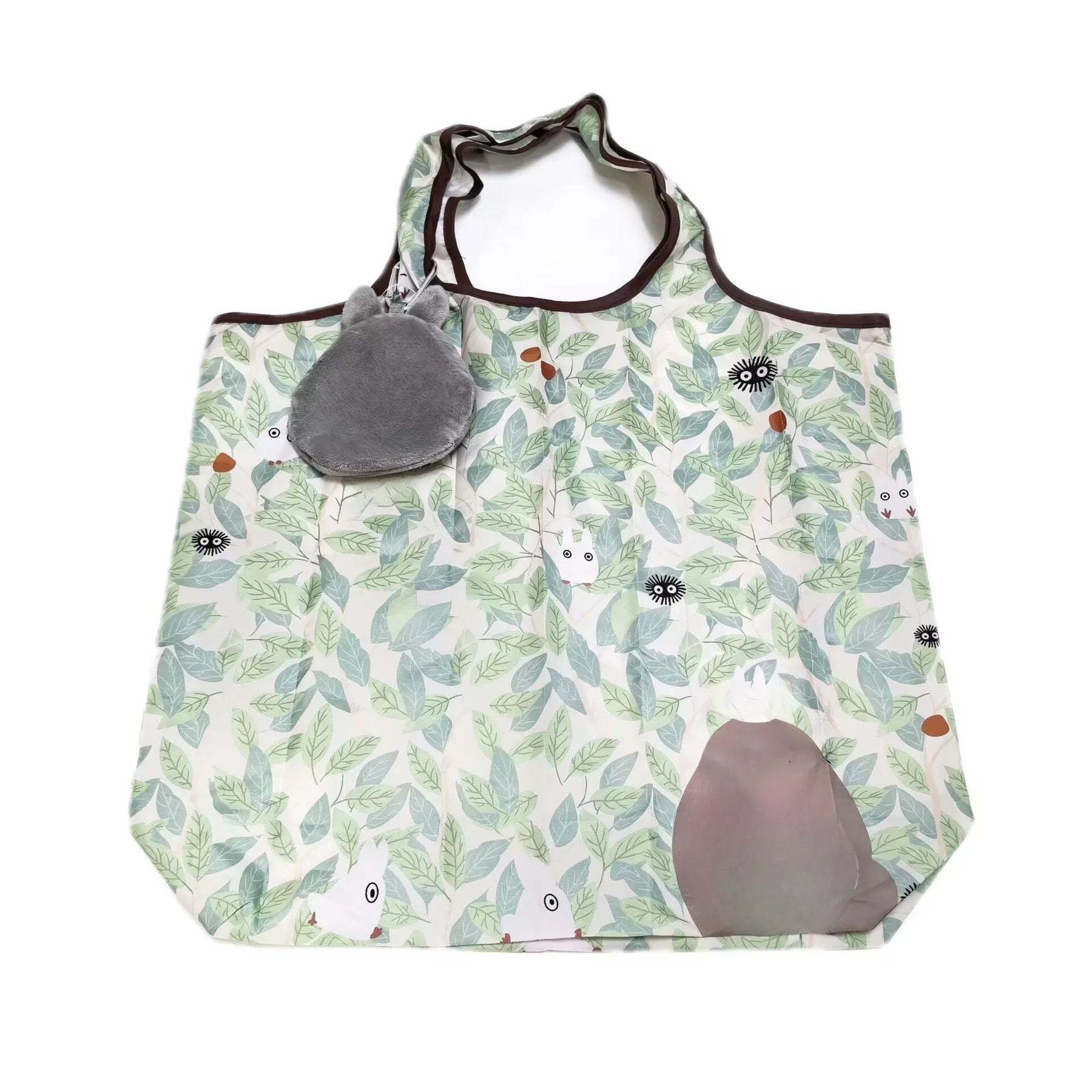 Ecobag Ghibli com Chaveiro – Totoro, Jiji, Catbus e Mais