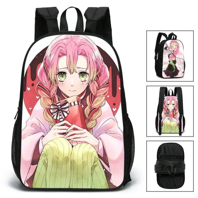 Mochila 3D Pilares da Respiração, Demon Slayer