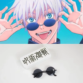 Óculos Gojo Satoru – Edição Cosplay UV400 Polarizado