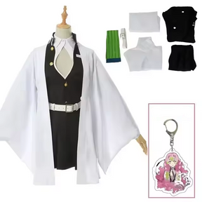 Fantasia Cosplay Adulto e Infantil Mitsuri Kanroji